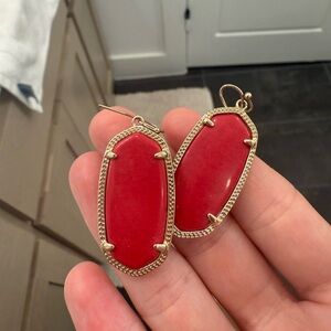 Kendra Scott Red Earrings